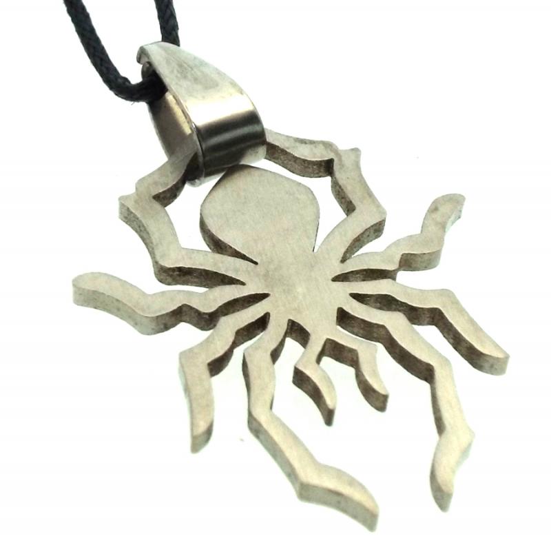 Stainless Steel Spider Pendant