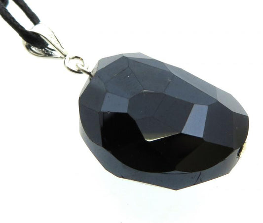 Nugget Sacred Black Andara Crystal Pendant