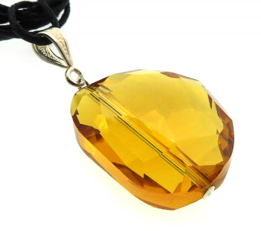 Nugget Sunset Andara Crystal Pendant