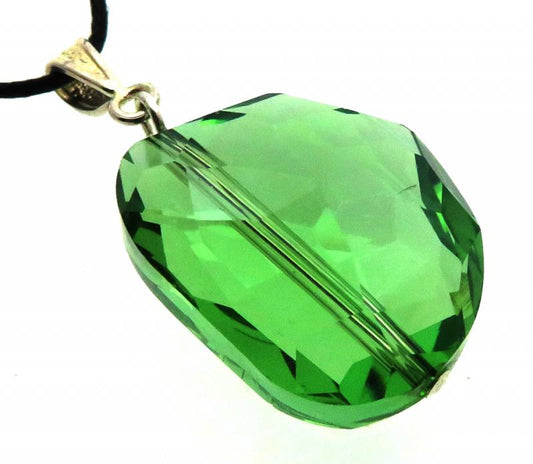 Nugget Atlantean Green Andara Crystal Pendant