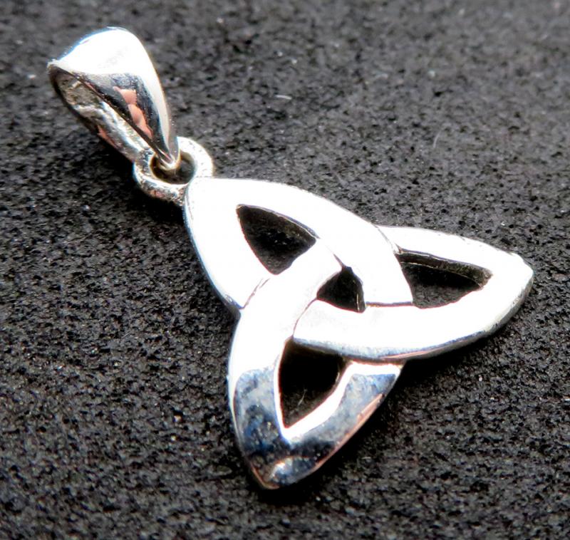 Small Triquetra Sterling Silver Pendant