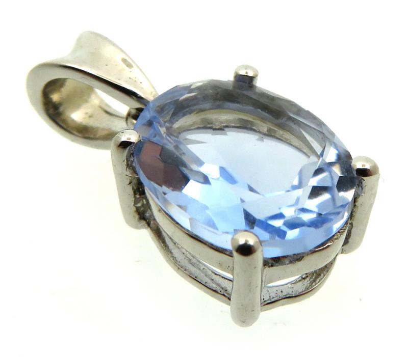 Siberian Tanzine Quartz Sterling Silver Pendant 09
