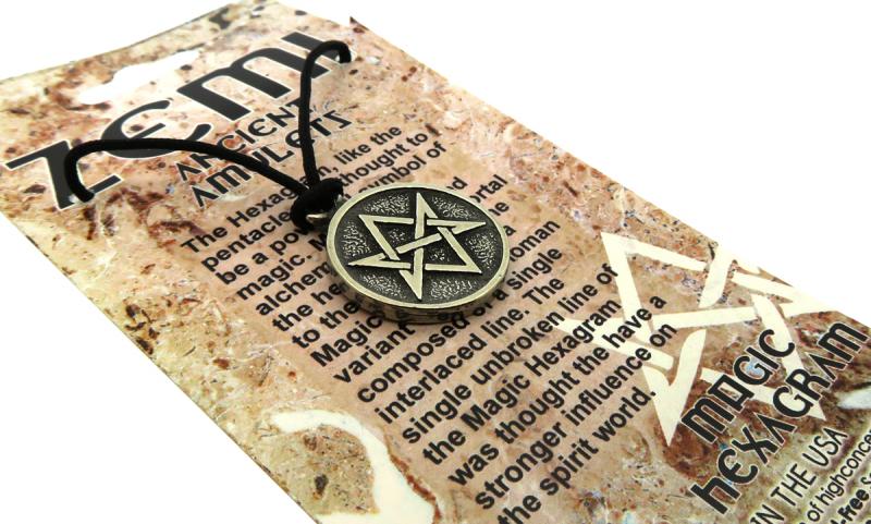 Metal Hexagram Pendant