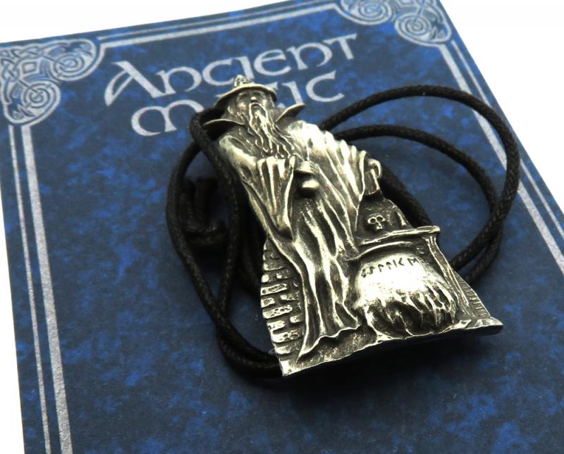 Metal Wizard Pendant