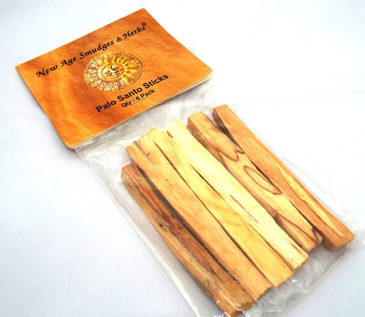 6x Palo Santo Wood Sticks