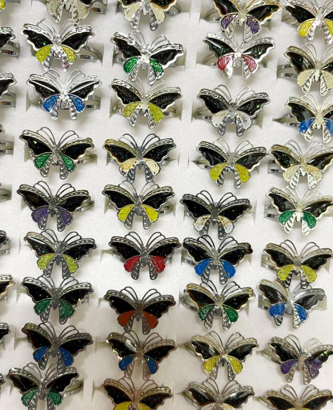 Butterfly Adjustable Mood Ring
