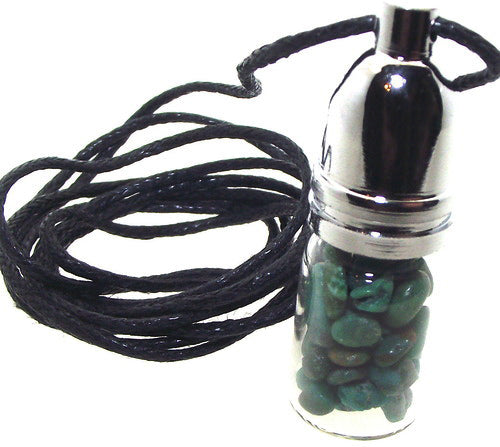 Sacred Turquoise Mojo Bottle Pendant