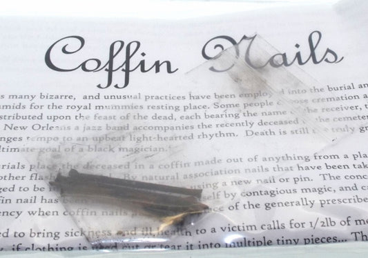 Set of Five Coffin Nails