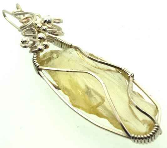 Avalon Sunset Andara Silver Plated Wire Wrapped Pendant 244