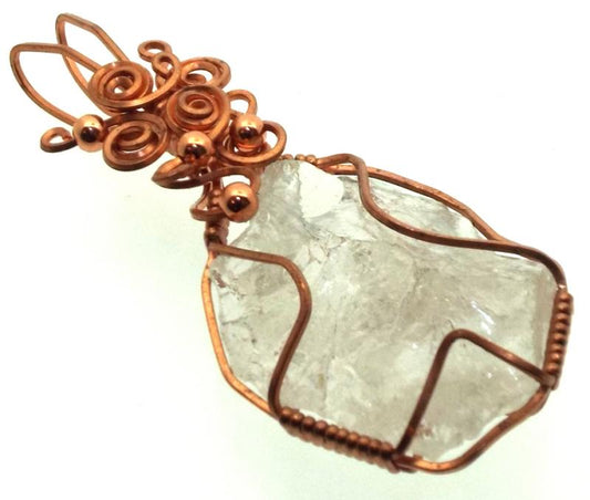 Cosmic Ice Andara Copper Wire Wrapped Pendant 331