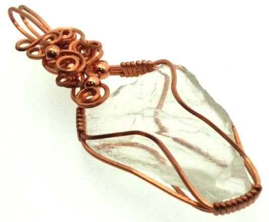 Cosmic Ice Andara Copper Wire Wrapped Pendant 337