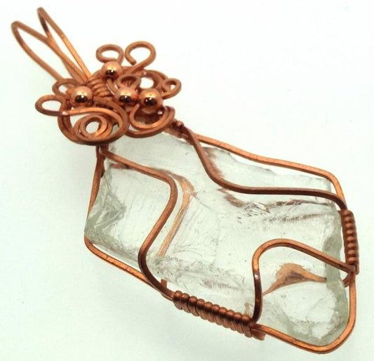 Cosmic Ice Andara Copper Wire Wrapped Pendant 339