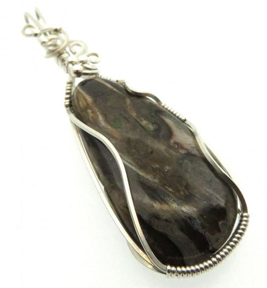 Rock Suji Kelsi Sterling Silver Wire Wrapped Pendant 02