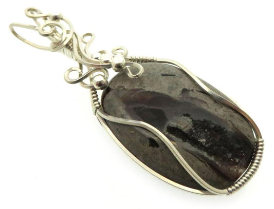 Rock Suji Kelsi Sterling Silver Wire Wrapped Pendant 06