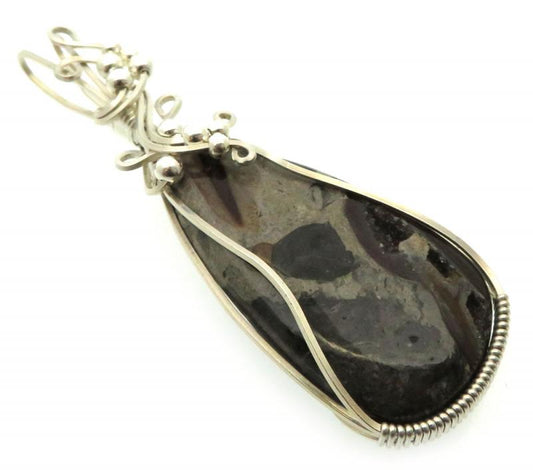 Rock Suji Kelsi Sterling Silver Wire Wrapped Pendant 07