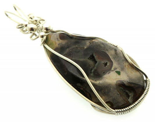 Rock Suji Kelsi Sterling Silver Wire Wrapped Pendant 08