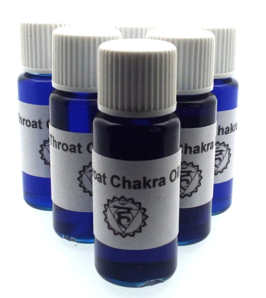 10ml Throat Chakra Oil for Cleansing and Energizing