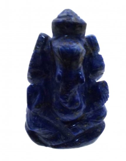 Lapis Lazuli Carved Ganesha Design 1
