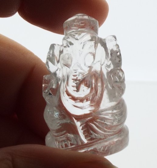 Quartz Carved Ganesha Design 9