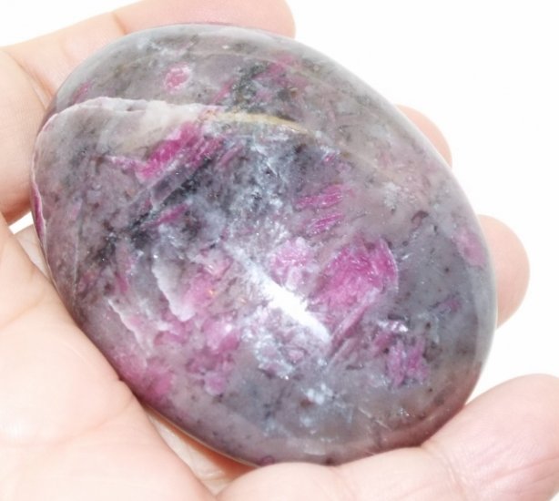 Ruby In Feldspar Palmstone Pebble 4