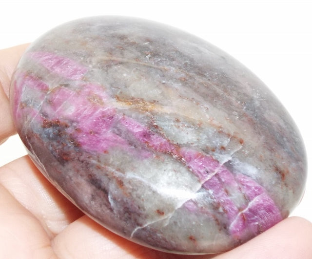 Ruby In Feldspar Palmstone Pebble 7
