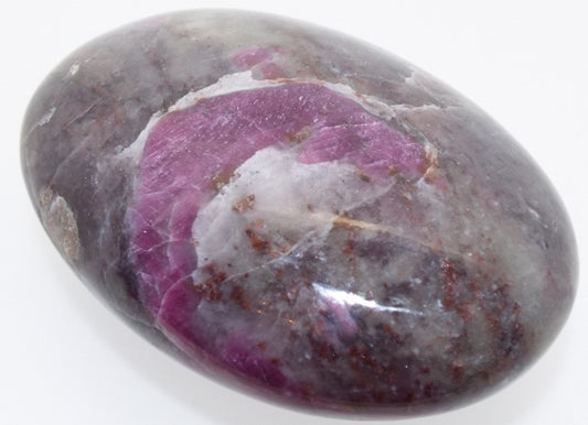 Ruby In Feldspar Palmstone Pebble 7