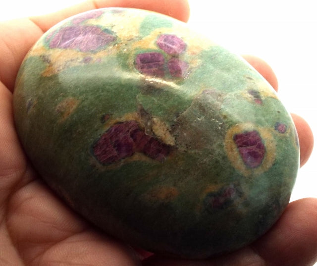 Ruby In Fuchsite Large Palmstone 10