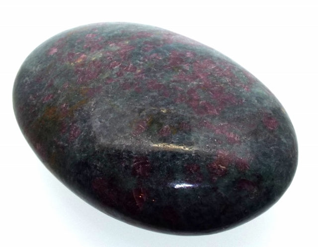 Ruby In Kyanite Palmstone Pebble 01