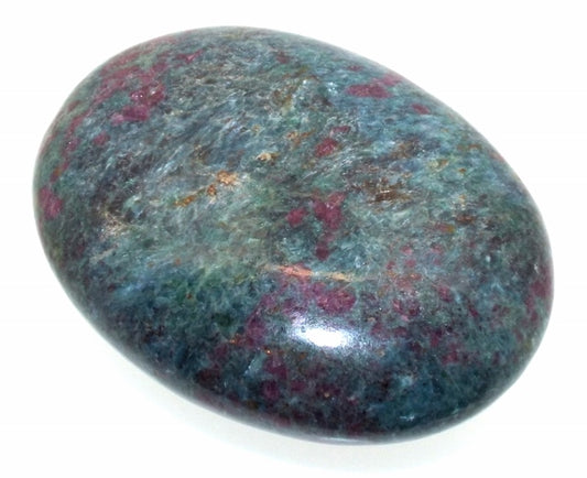 Ruby In Kyanite Palmstone Pebble 01