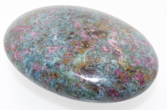 Ruby In Kyanite Palmstone Pebble 02