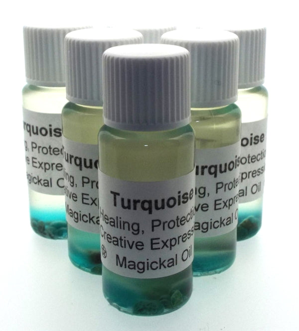 10ml Turquoise Gemstone Oil Healing Protection