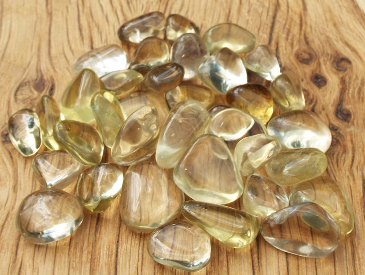 50gms Lemon Quartz Small AAA Grade Tumblestone Pack