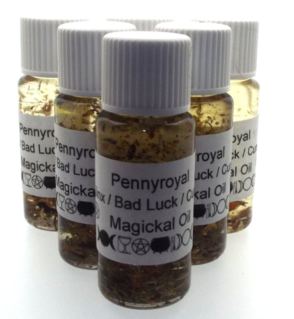 10ml Pennyroyal Herbal Spell Oil Remove Jinx Curse Bad Luck