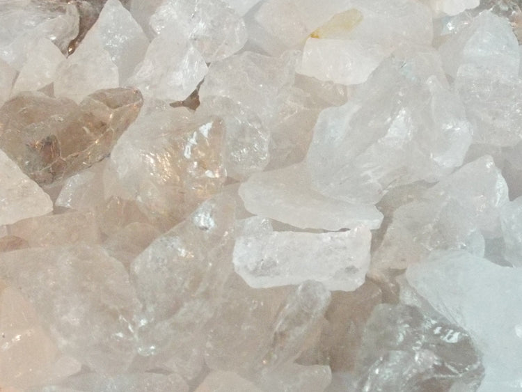 500gms Mixed Raw Quartz Gemstones