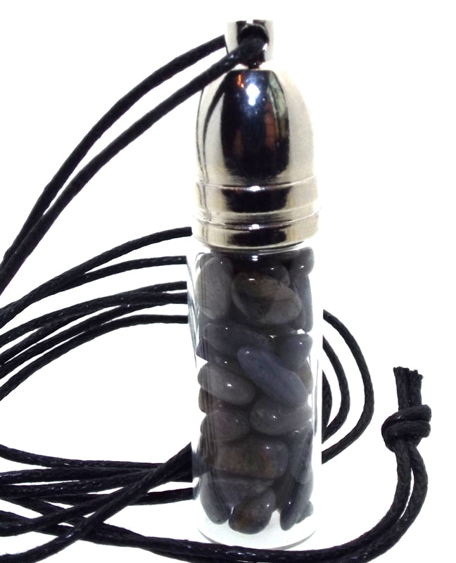 Sapphire Conjure Bottle Pendant