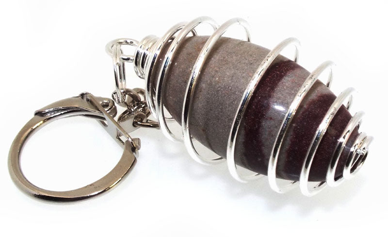 Shiva Lingam Narmada Stone Keyring
