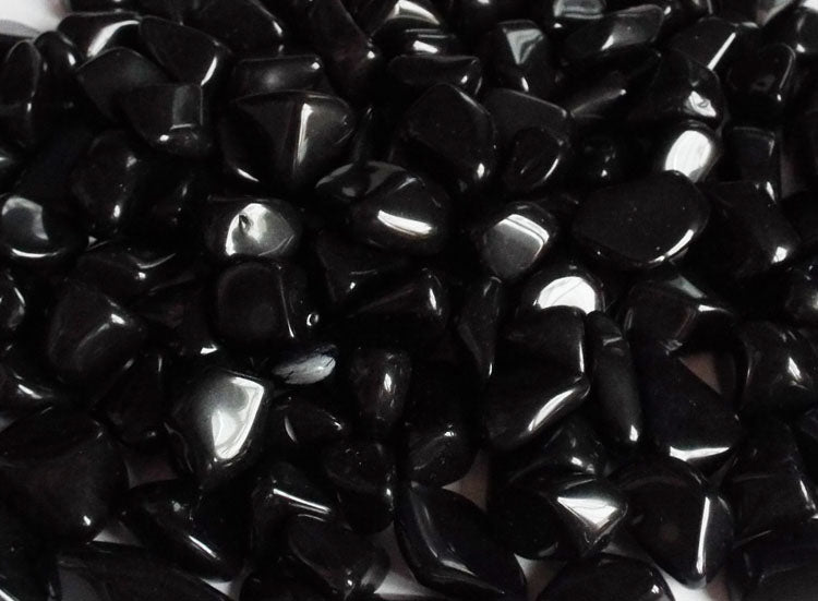 1 x Small Black Obsidian Tumblestone