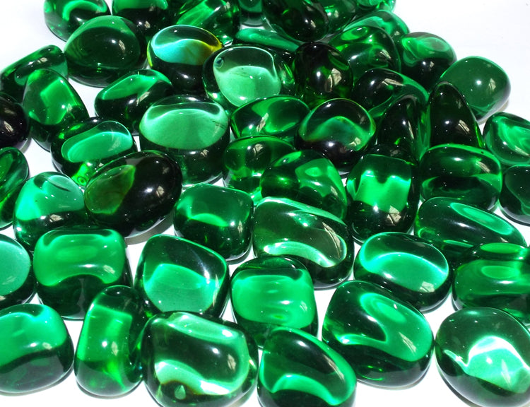 1 x Medium Green Obsidian Tumblestone