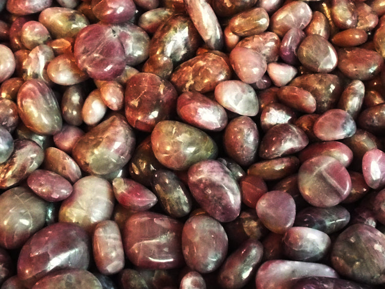 250gms Pink Tourmaline Tumbled Gemstones