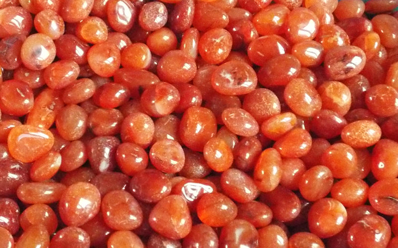 250gms Carnelian Tumblestones A Grade
