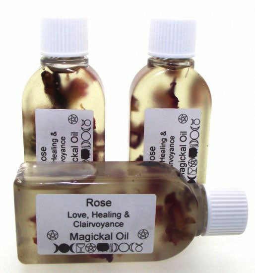 25ml Rose Herbal Spell Oil Love, Healing and Clairvoyance