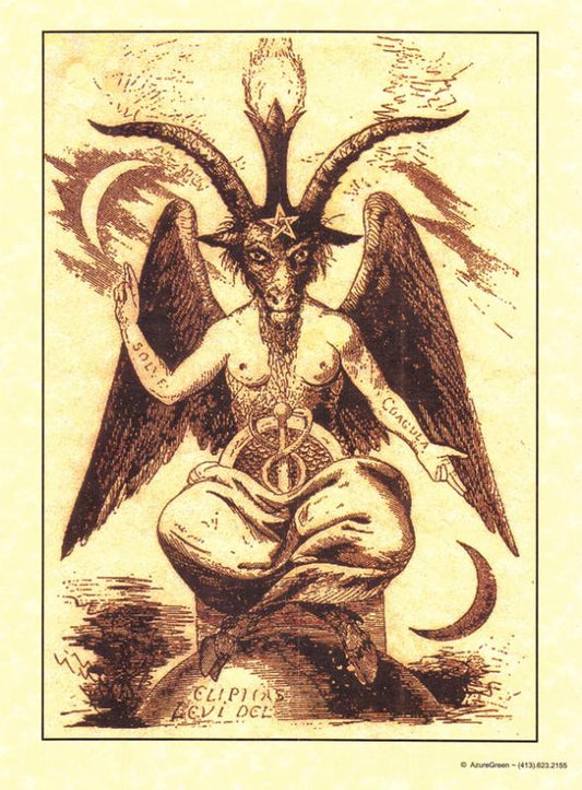 Baphomet Pagan Poster