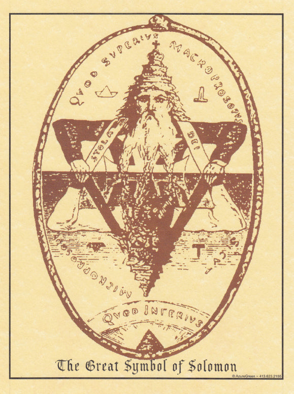 The Great Symbol of Solomon Pagan Poster