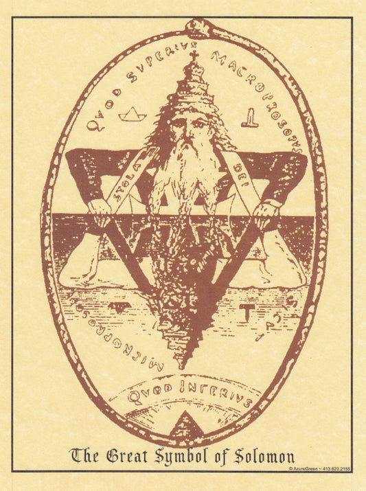 The Great Symbol of Solomon Pagan Poster
