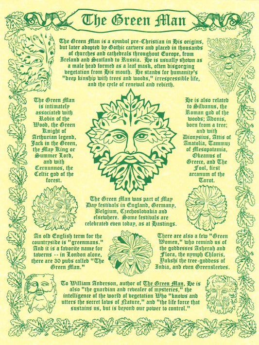 The Green Man Pagan Poster