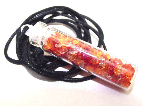 Andara Soul Star Mix Crystal Glass Bottle Pendant