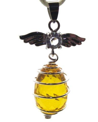 Angel Spiral Sunset Andara Crystal Pendant