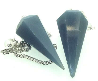 Peruvian Angelite Gemstone Terminated Pendulum
