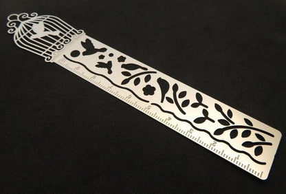 Stainless Steel Bird Cage Stencil Ruler