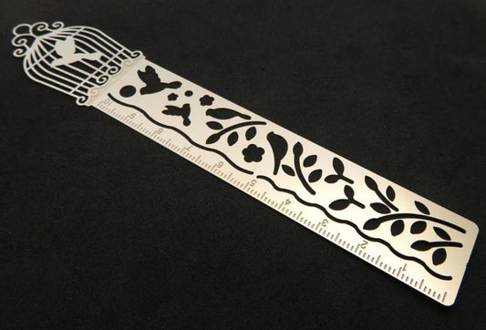 Stainless Steel Bird Cage Stencil Ruler